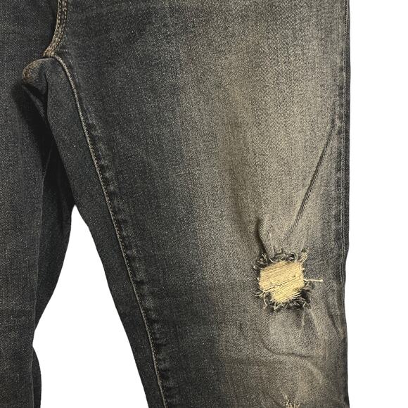 Mavi Jeans Co LEA High Rise Boyfriend Distressed Straight Ankle Denim Jeans 27 - Picture 8 of 8